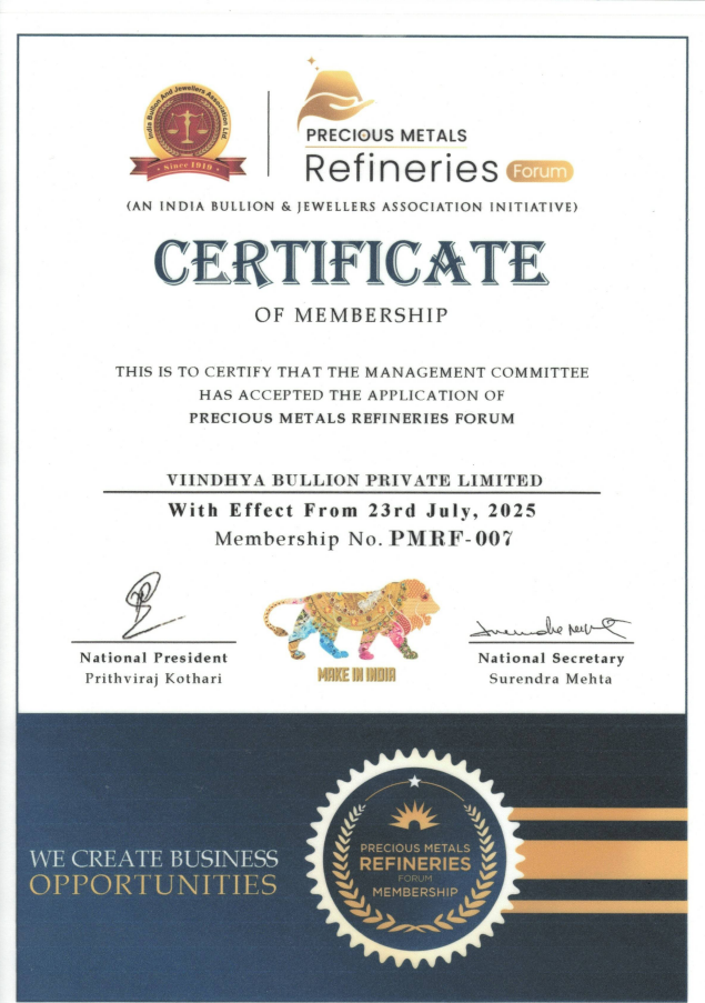 Certificate of Membership