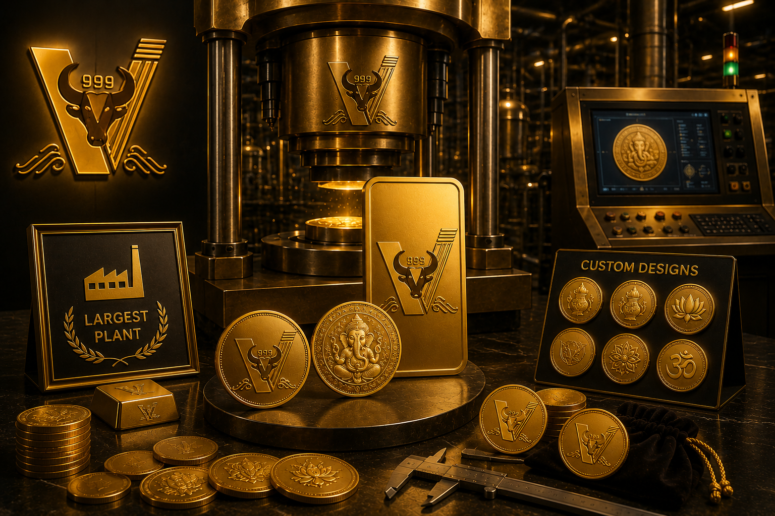 Custom Gold Coin Minting